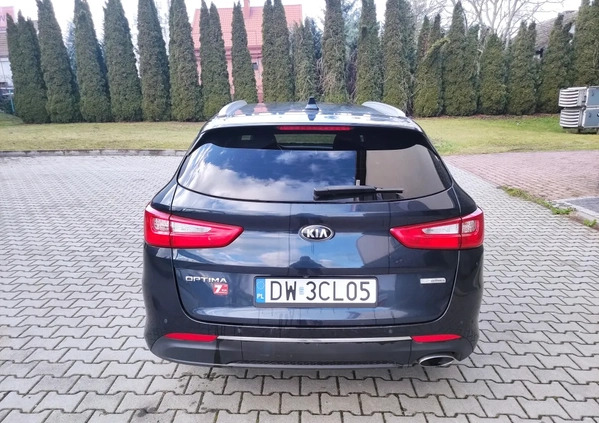 Kia Optima cena 48800 przebieg: 218000, rok produkcji 2017 z Wrocław małe 121